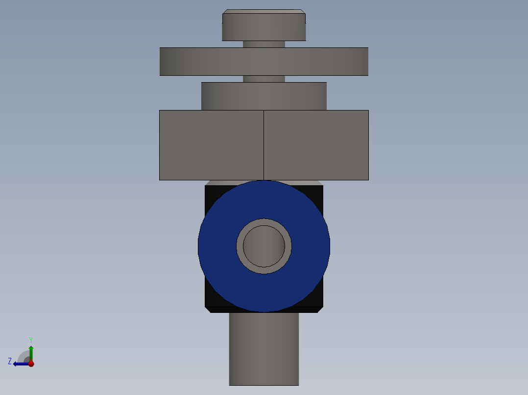 Ø4 x M5 - CONTROLE DE FLUXO 90° BANJO (C0K510405)右视图