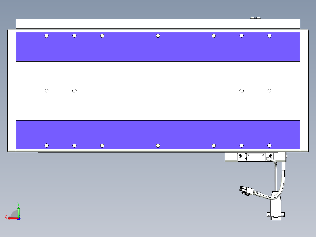 威洛博VL系列3d模型模组VL22H1Y-S350后视图