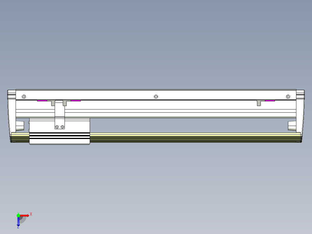 威洛博VL系列3d模型模组VL22H1Y-S350俯视图