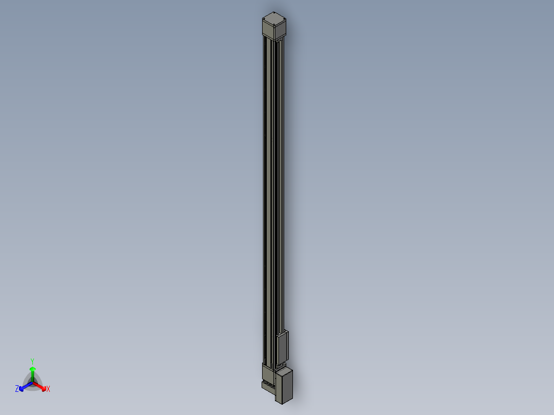 欧规系列-GB8-L96-S1900-BR-P40-MS3正等轴测图