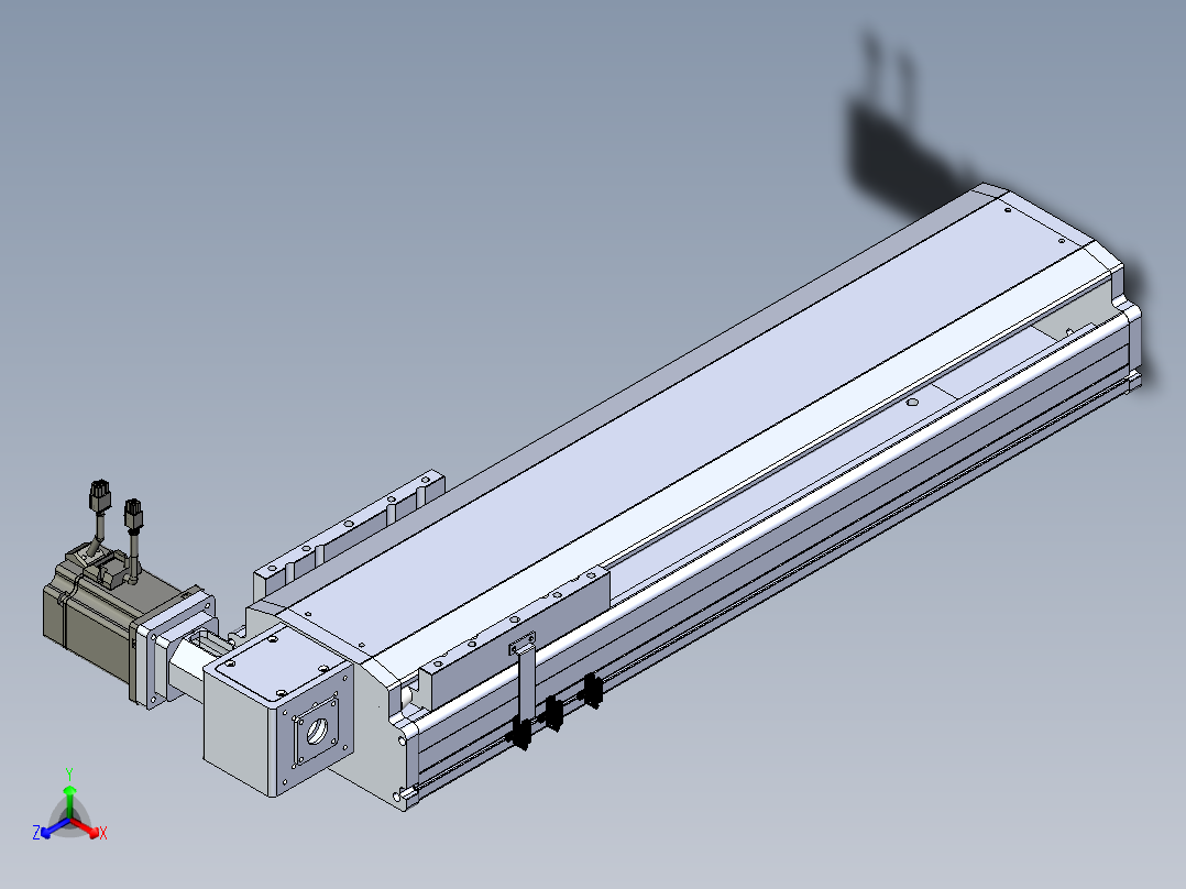 东锦同步带传动-直线滑台模组DH210B-L150-S500-BL-P750W-C3