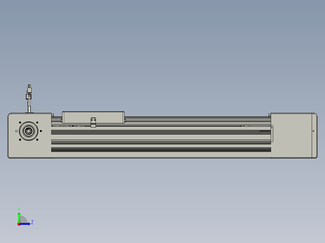 威洛博直线电机模组EB10-L224-S400-R-ZP75-MS3-5K左视图
