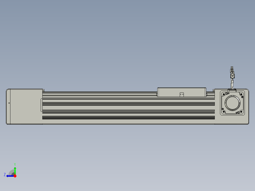 威洛博直线电机模组EB10-L224-S400-R-ZP75-MS3-5K右视图