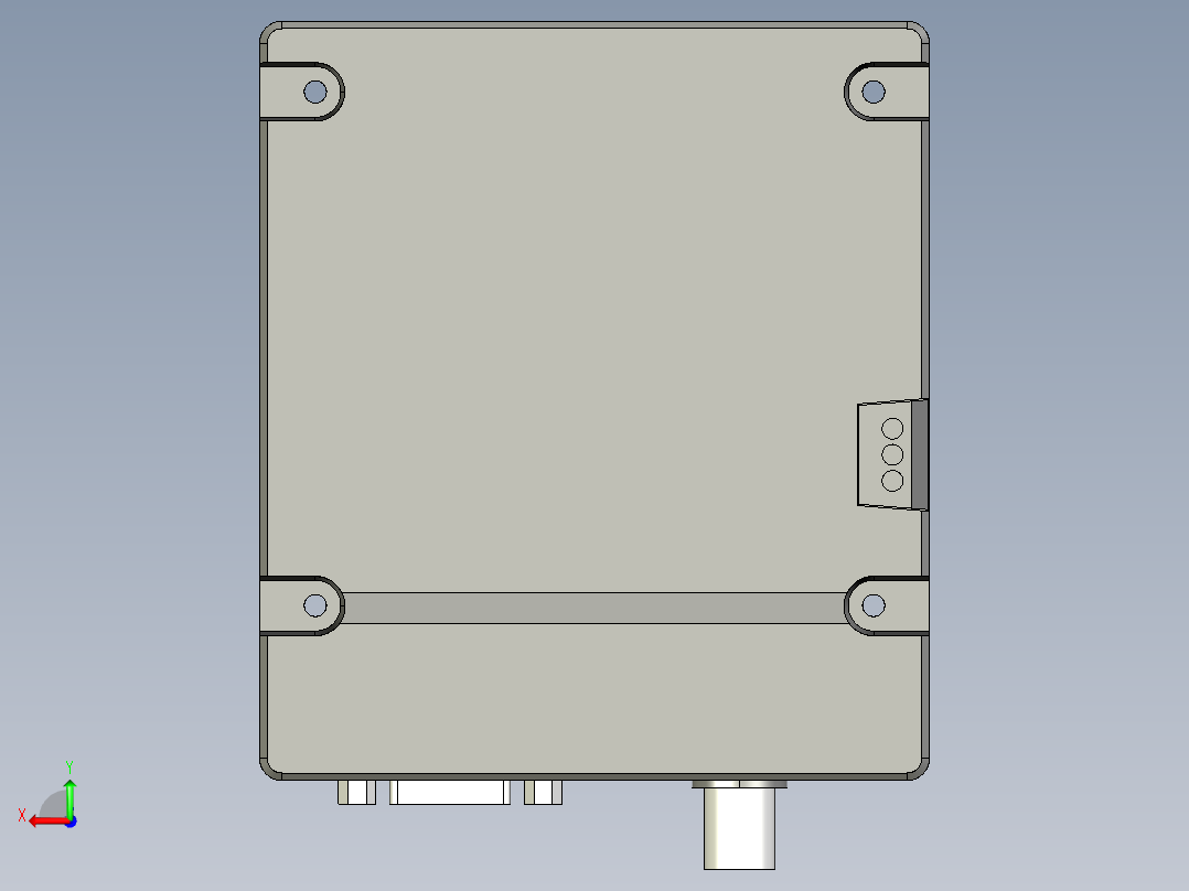 基恩士VT3-VD1_kc图纸模型后视图