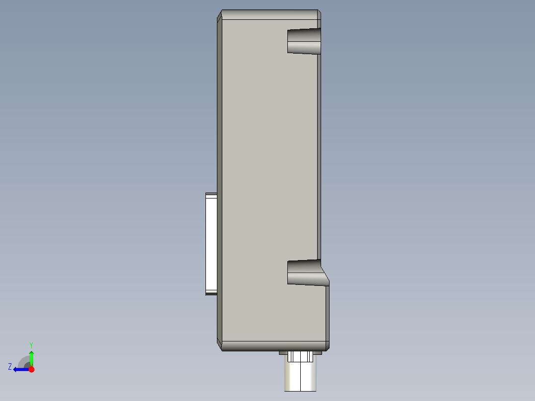 基恩士VT3-VD1_kc图纸模型右视图