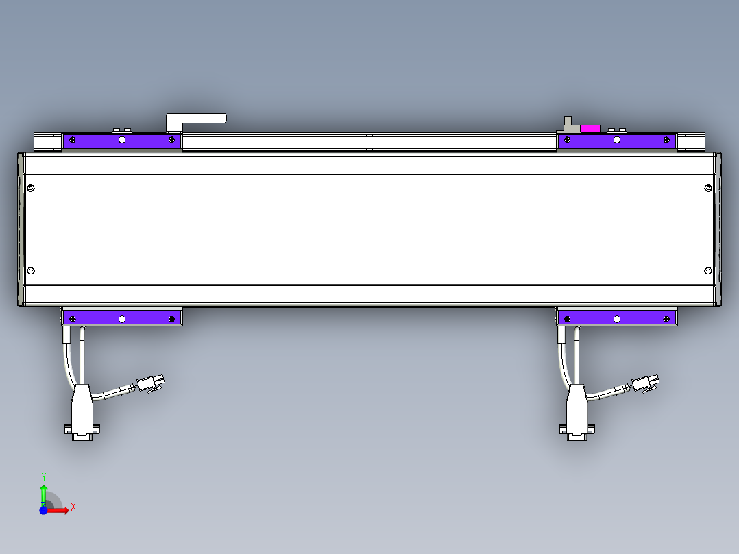 威洛博VL系列直线电机模组-2VL14S1-S300前视图