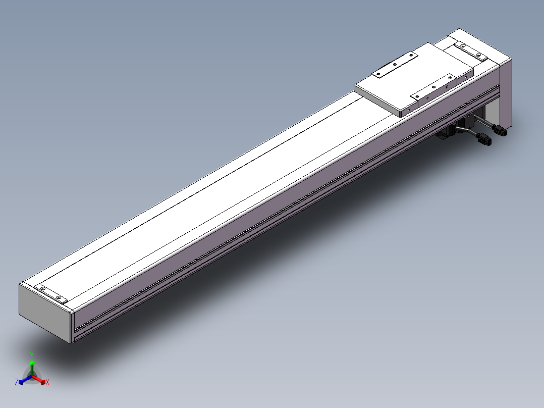 精密模组MC140-L05-800-BM-M200-C4正等轴测图