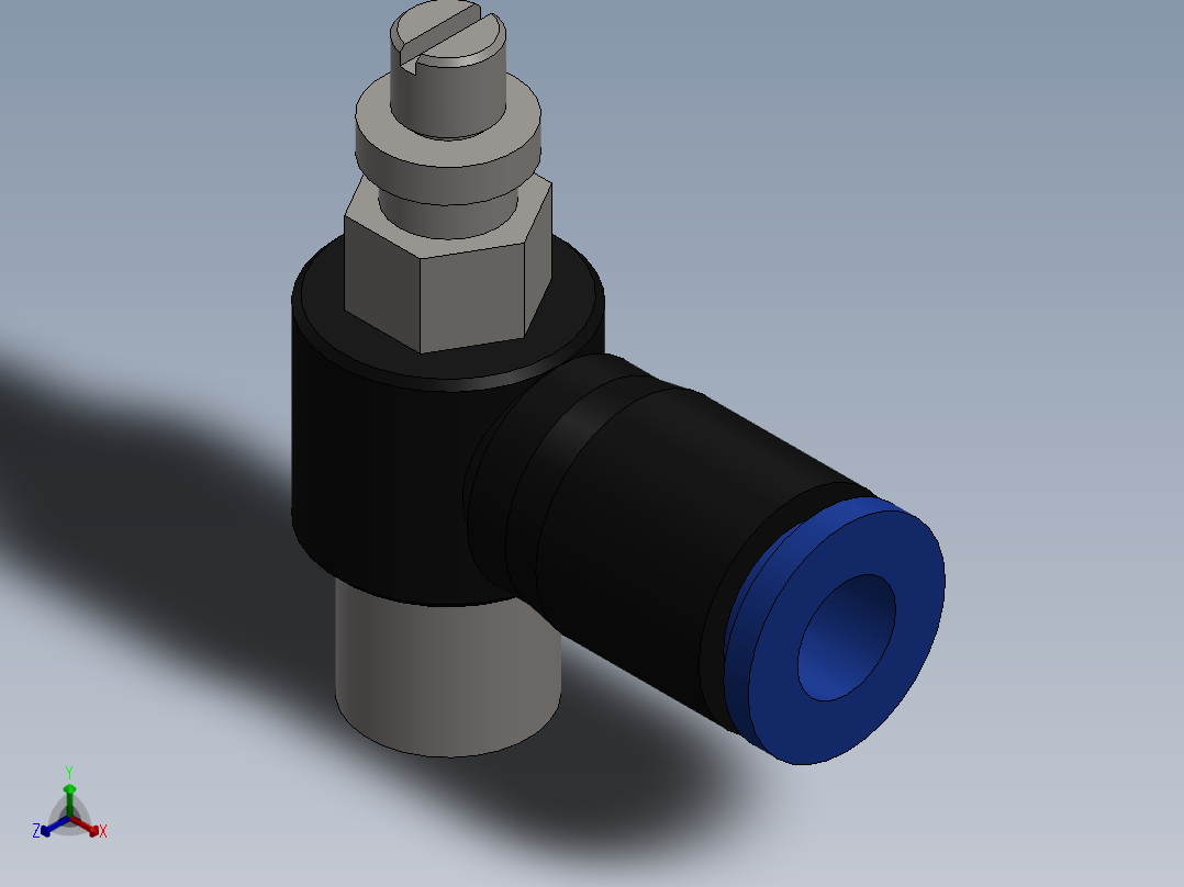 Ø6 x 1-8 - CONTROLE DE FLUXO 90° BANJO (C0K510618)
