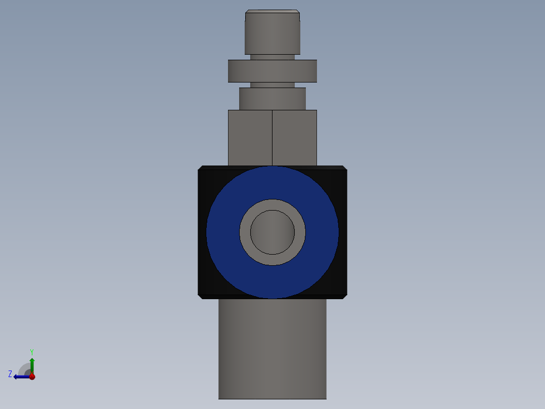 Ø6 x 1-8 - CONTROLE DE FLUXO 90° BANJO (C0K510618)右视图