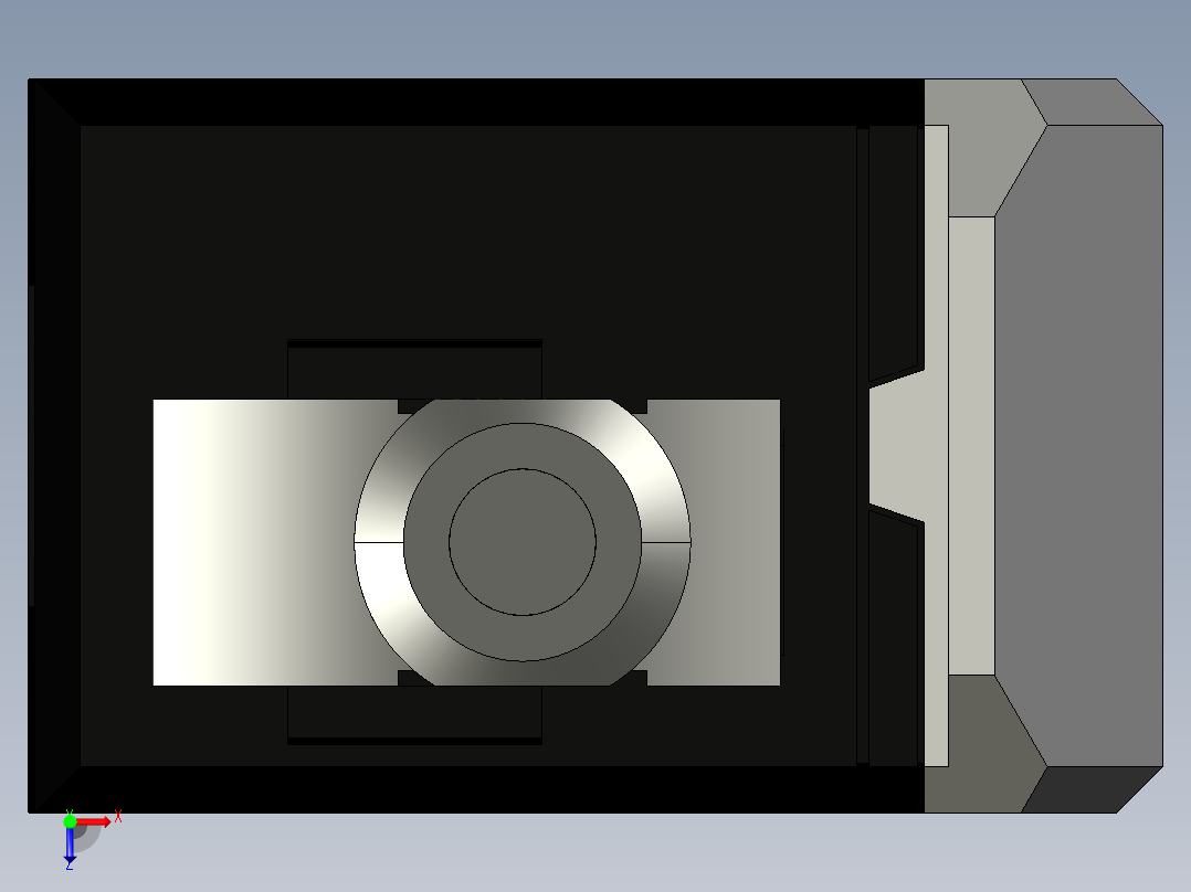 基恩士GT2-71N_71P_kc图纸模型俯视图