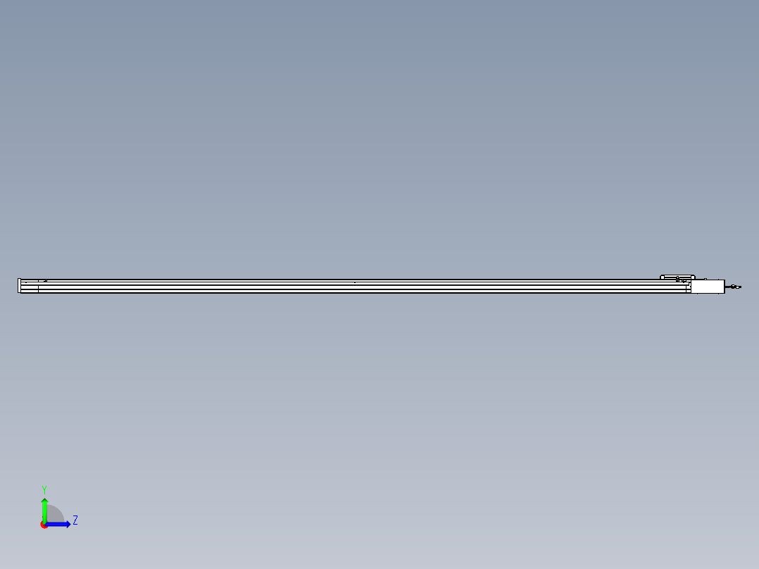 威洛博LB.GB同步带传动--欧规系列LB6A-L65-S3000-BR左视图