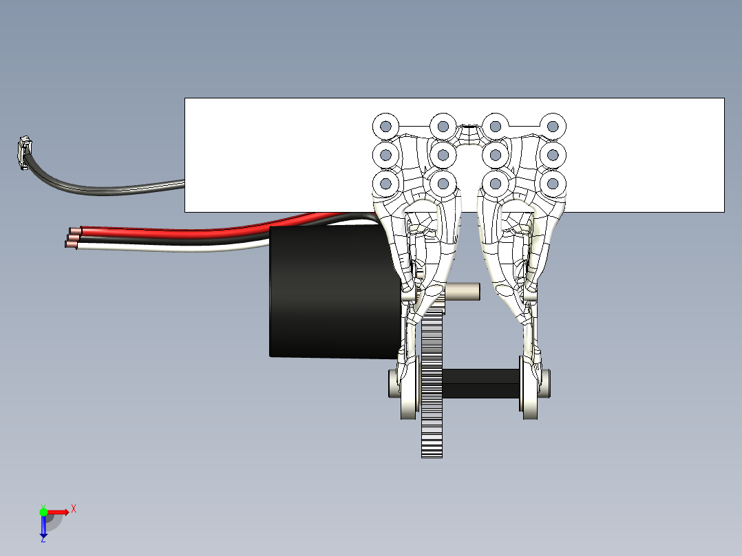 FRC 绞车 - 衍生式设计--igs stp俯视图