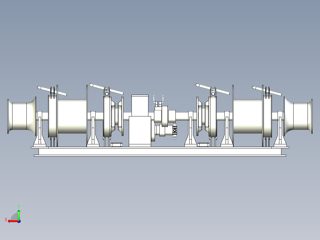 绞车 卷扬机 (36)后视图