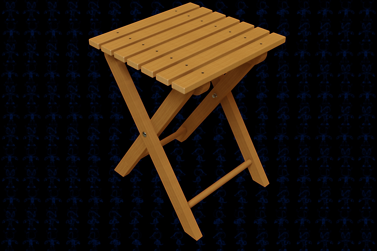 折叠桌子CAD-SolidWorks-step格式