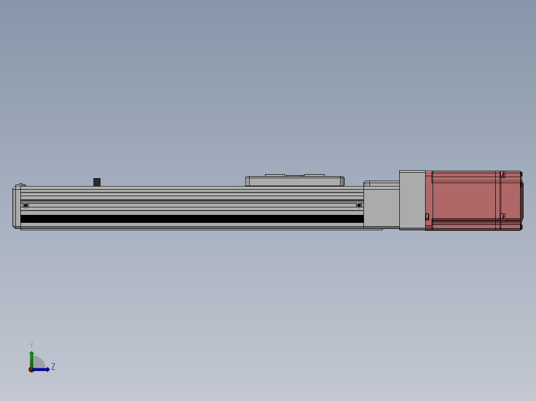 精密模组MY60-T10-200L-BC-P20B-C4-C左视图