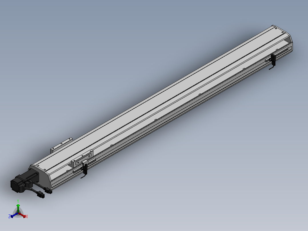 精密模组MY100-T10-850L-BC-P10B-C4-C正等轴测图