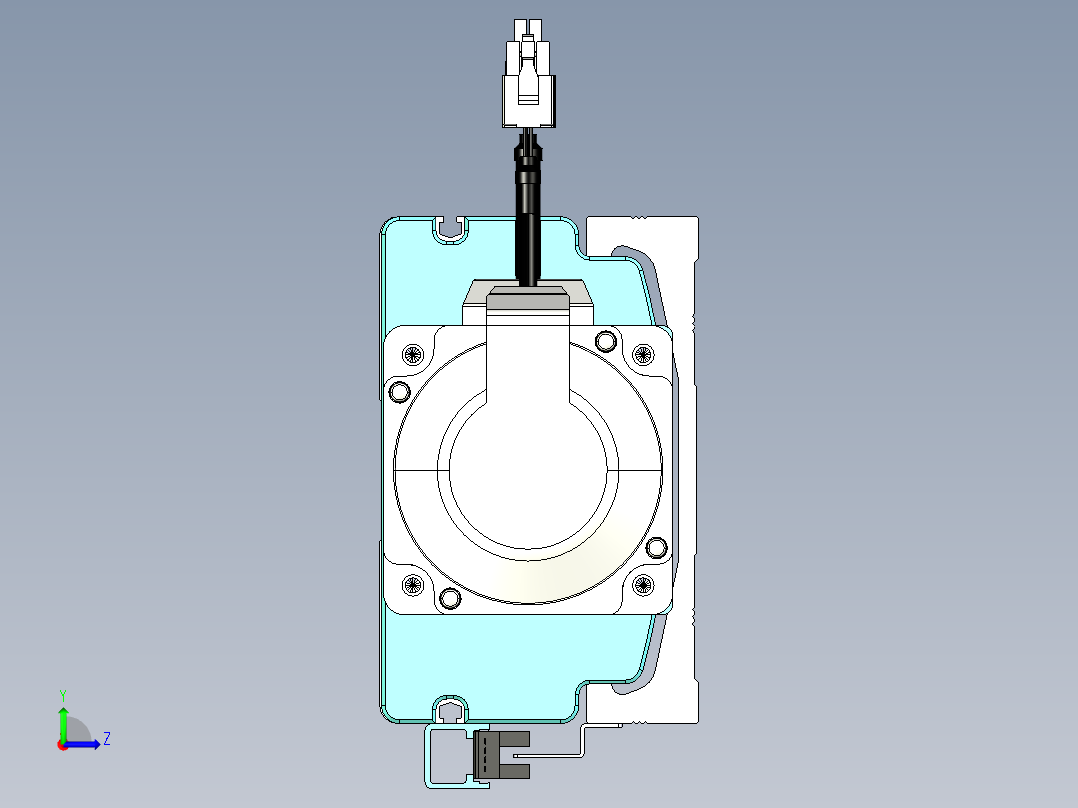 VF丝杆传动-一般环境VF14-Lxx-C-S1000-BC-ZP75-C3左视图
