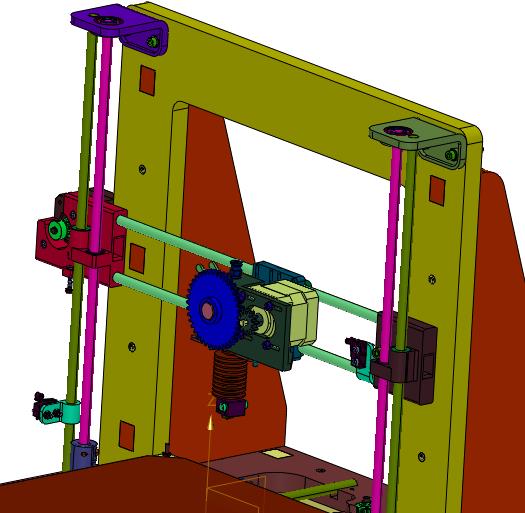 开放式连续碳纤维3d打印机