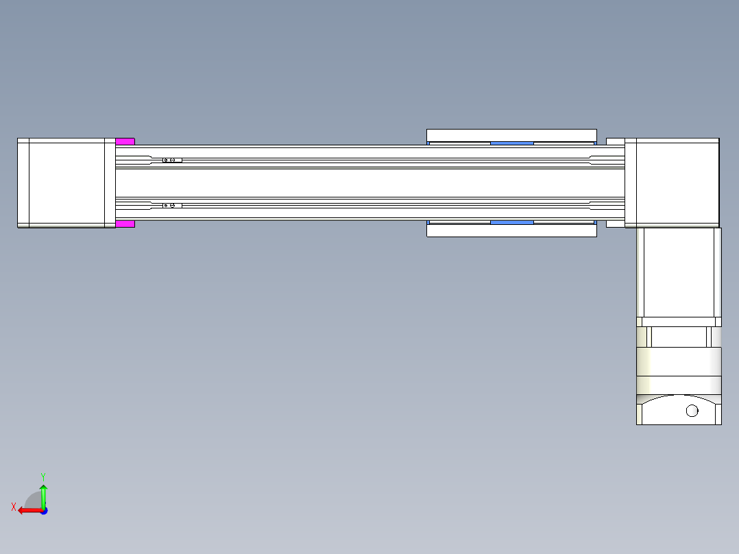 威洛博LB.GB同步带传动--欧规系列GB8-L192-S300-BL-P75-K后视图