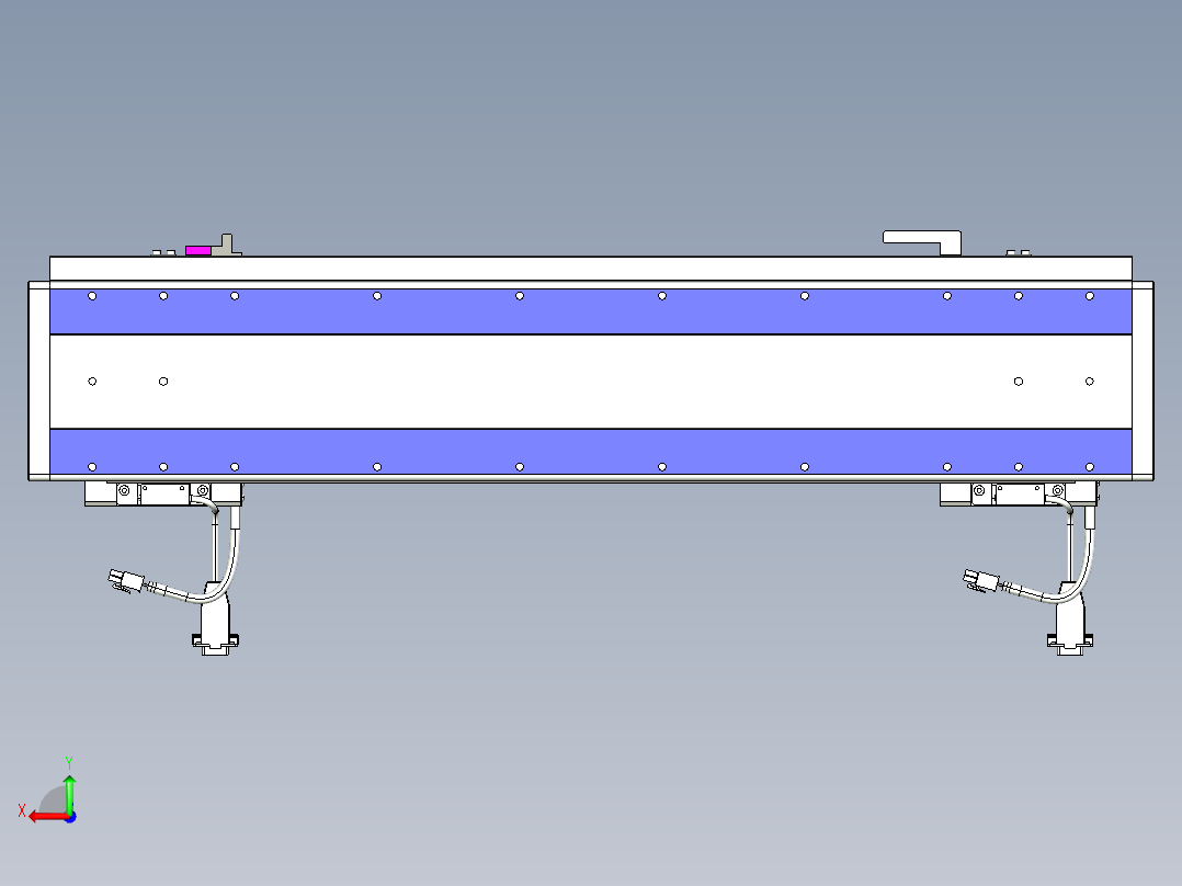 威洛博VL系列3d模型模组2VL14S1Y-S450后视图