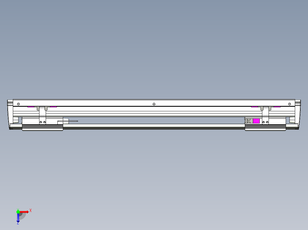 威洛博VL系列3d模型模组2VL14S1Y-S450俯视图