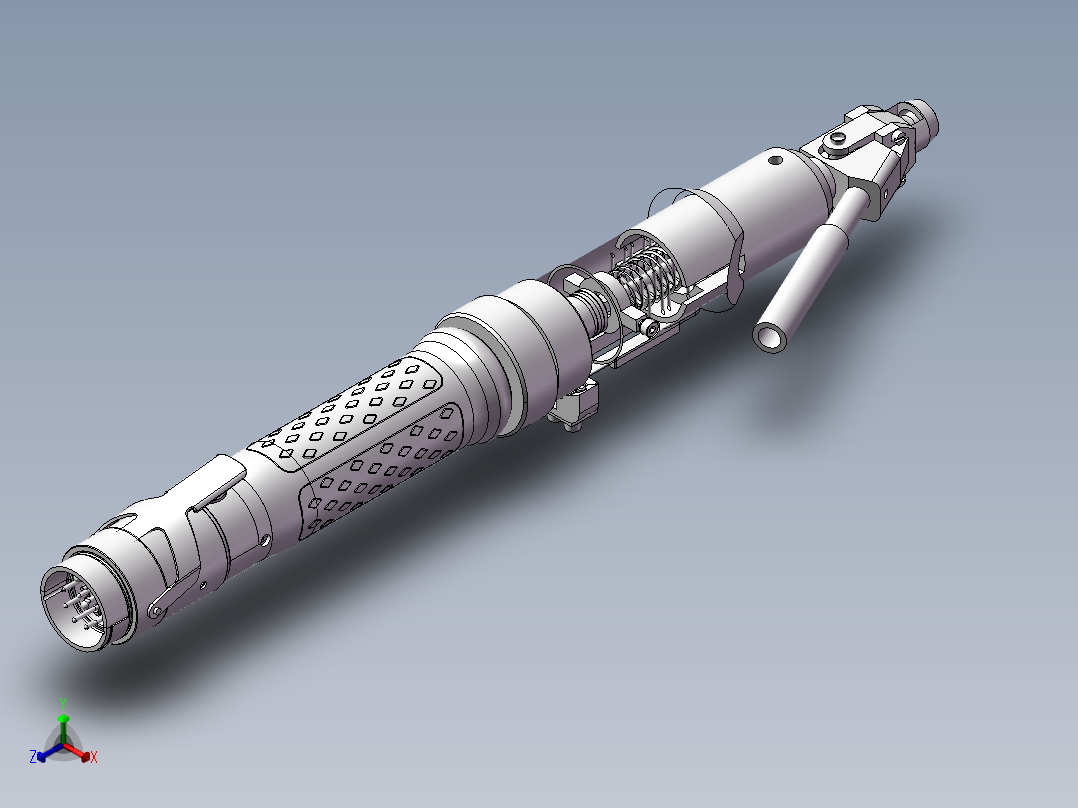 通用自动打螺丝机构3D模型正等轴测图