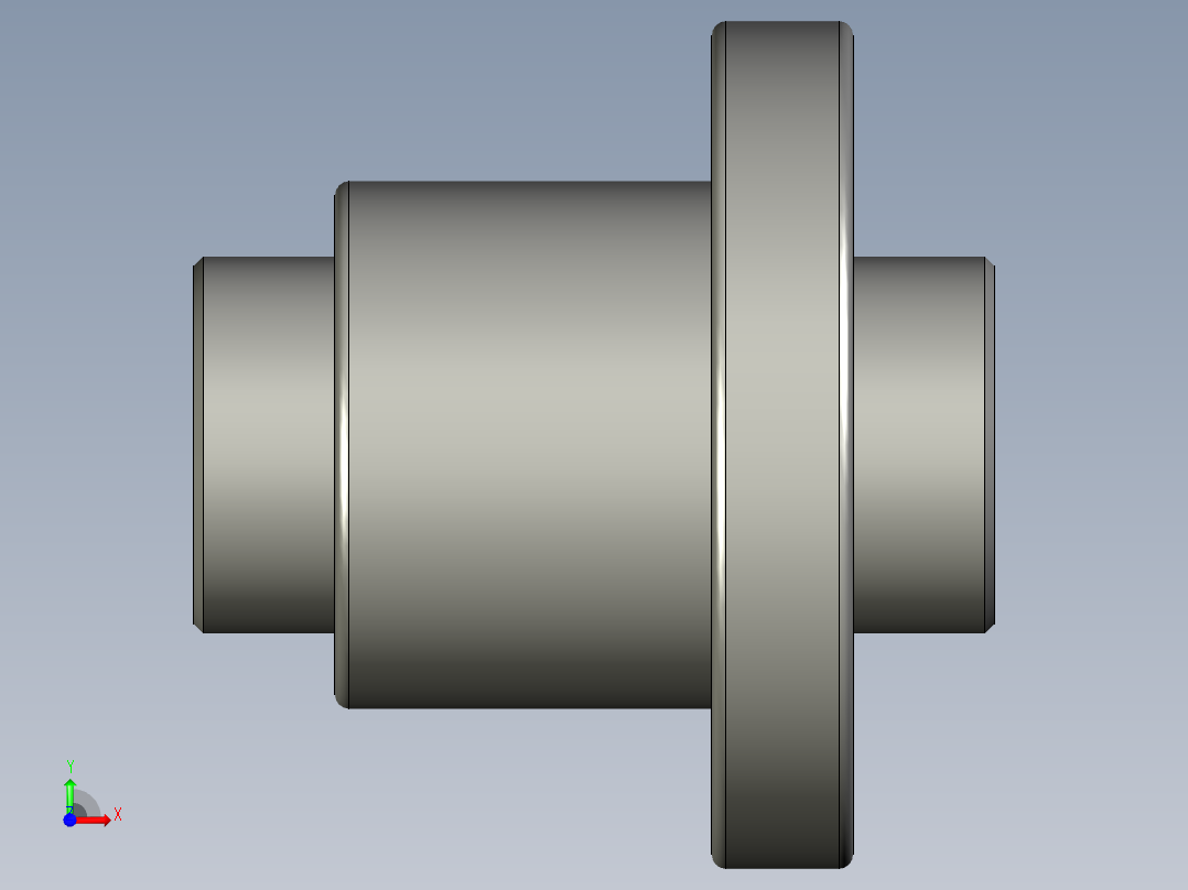 山云日尚SYS滚珠丝杠SFI4005.stp前视图