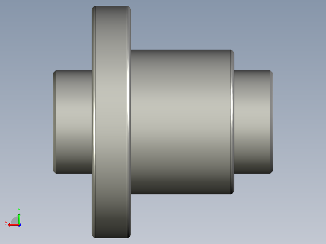 山云日尚SYS滚珠丝杠SFI4005.stp后视图