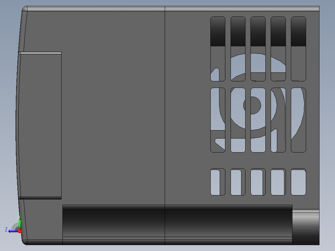 易能EDS800-2S0007XY1变频器0.75kw==565947==30右视图