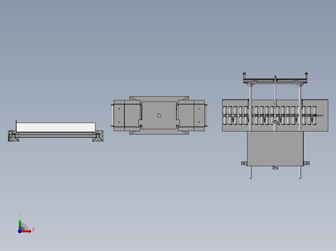 冲床上下料专机前视图