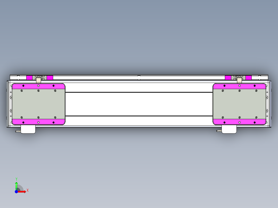 威洛博LC系列3d模型模组2LC14S1Y-S400前视图