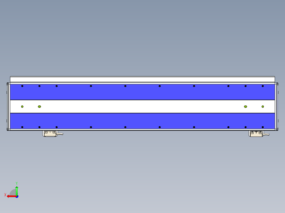 威洛博LC系列3d模型模组2LC14S1Y-S400后视图