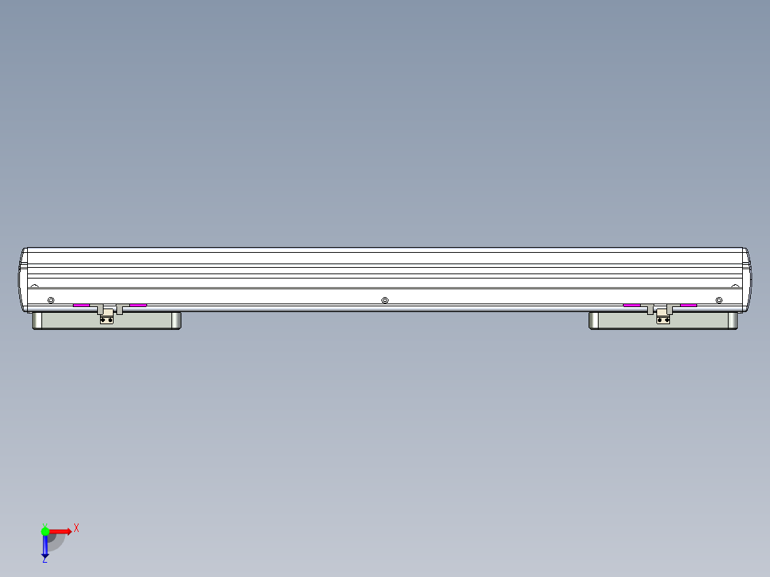 威洛博LC系列3d模型模组2LC14S1Y-S400俯视图