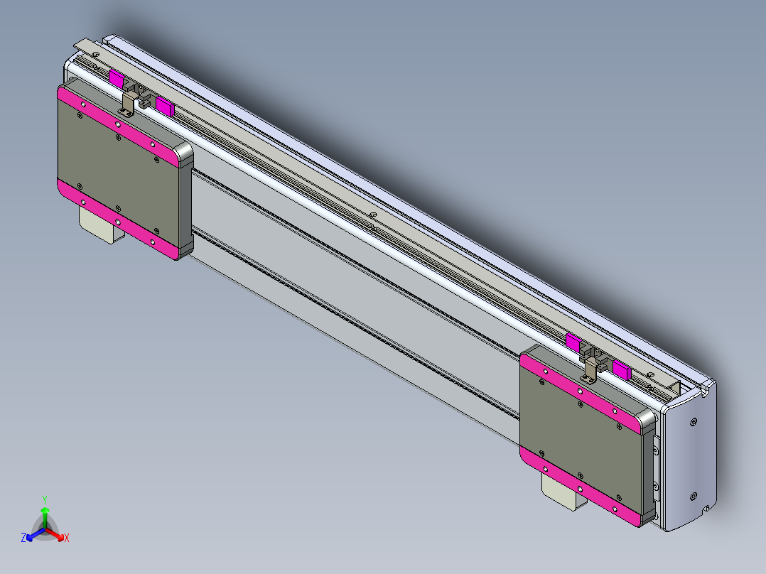 威洛博LC系列3d模型模组2LC14S1Y-S400正等轴测图