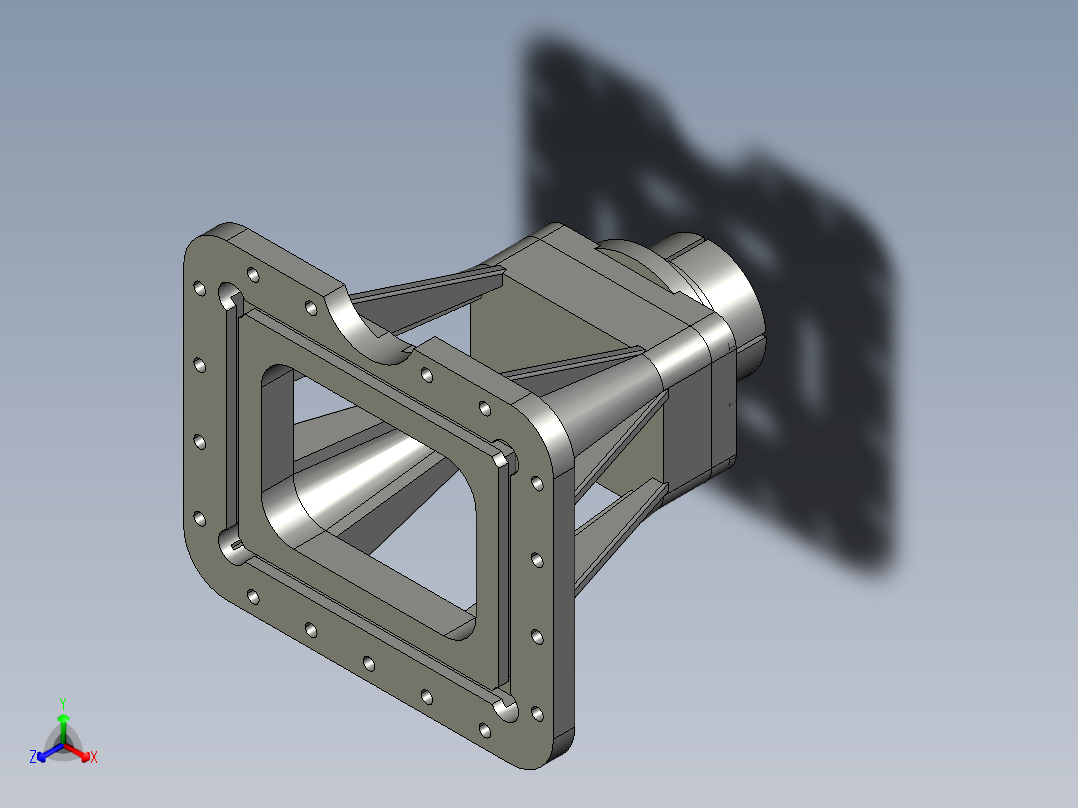 方形多轴器壳体