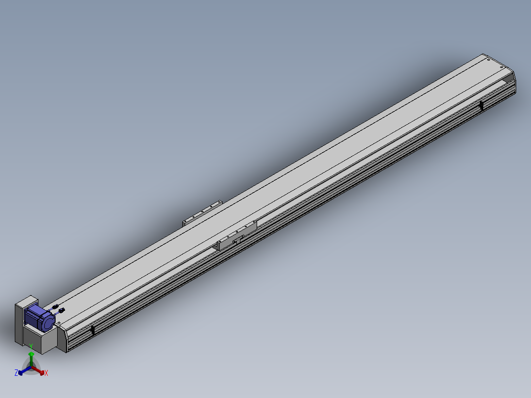 精密模组MT220-L150-2400-LU-M75-C4正等轴测图