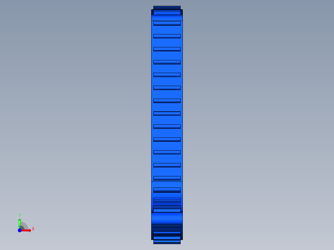 皮带输送机 (91)前视图
