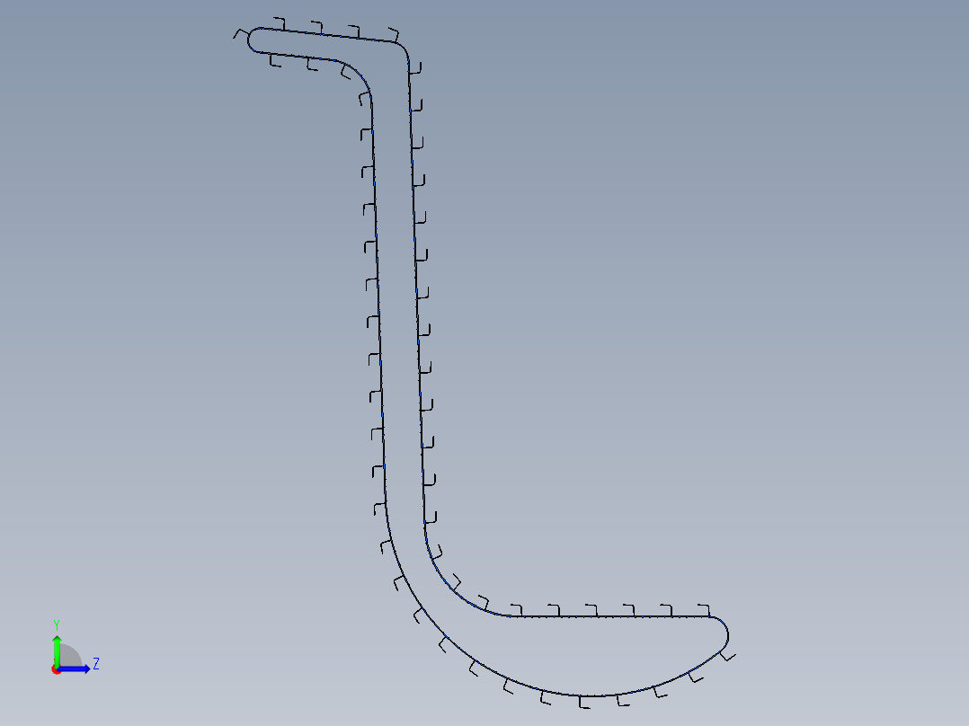 皮带输送机 (91)左视图