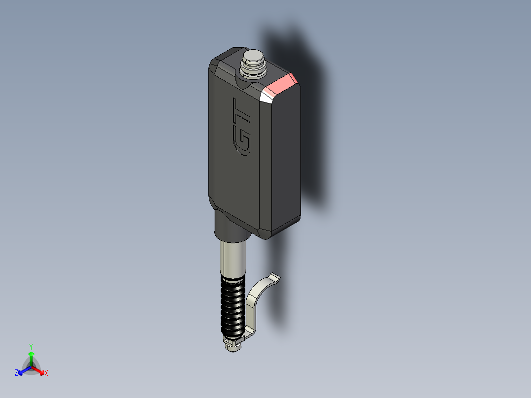 基恩士OP-84397_kc图纸模型正等轴测图