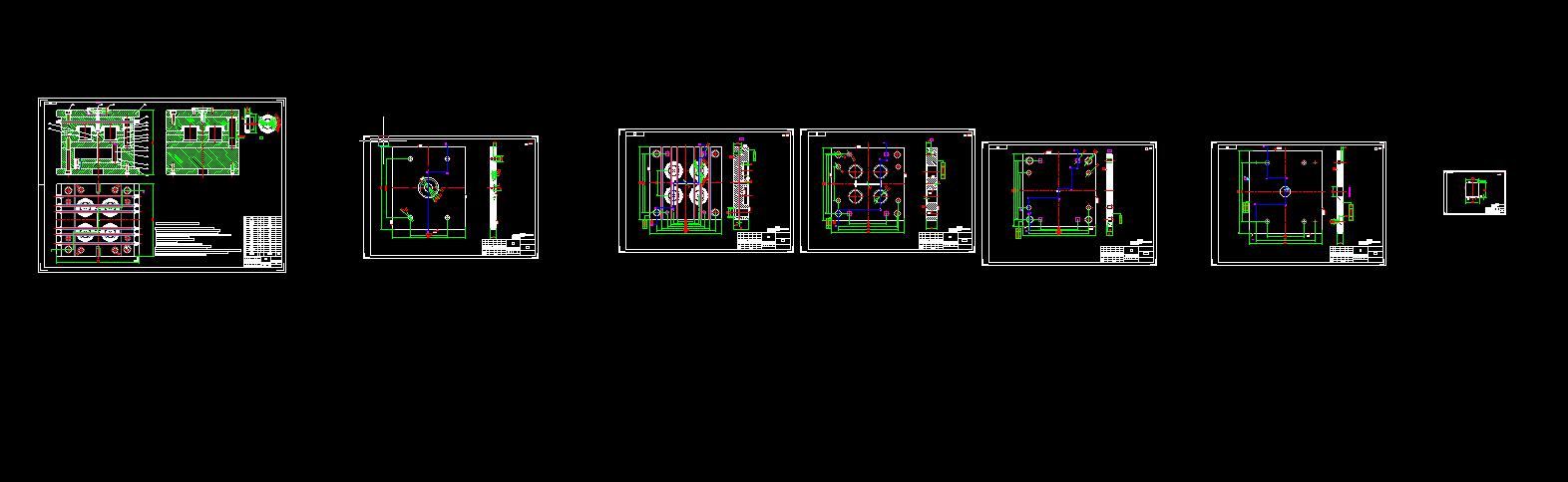 Q062-中空桶盖注塑模具设计【一模四腔】
