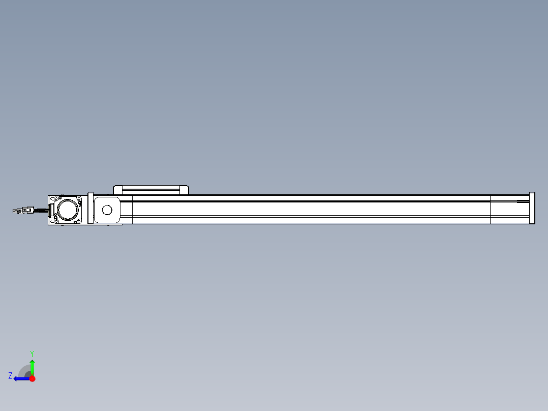 威洛博LB.GB同步带传动--欧规系列LB6A-L65-S700-BR右视图
