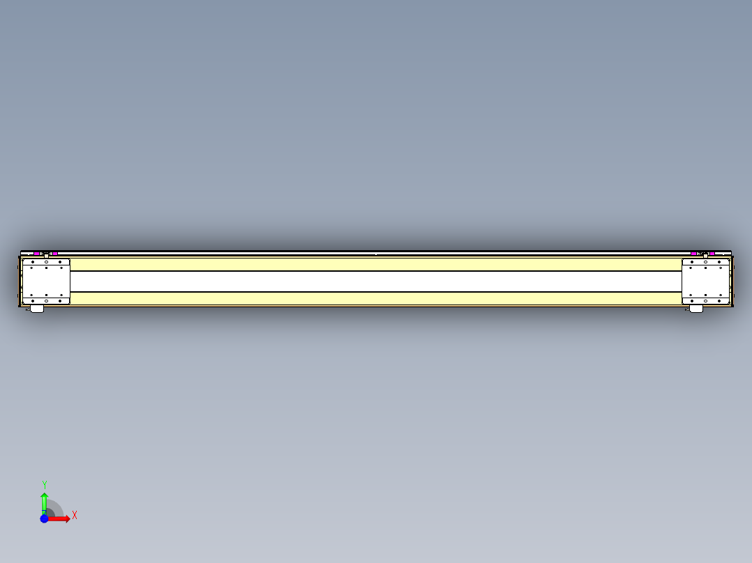威洛博LC系列3d模型模组2LC17E1Y-S2000前视图