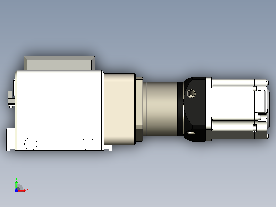 同步带滑台-欧规B8-L176-S4200-L-ZP40-D3-N5前视图