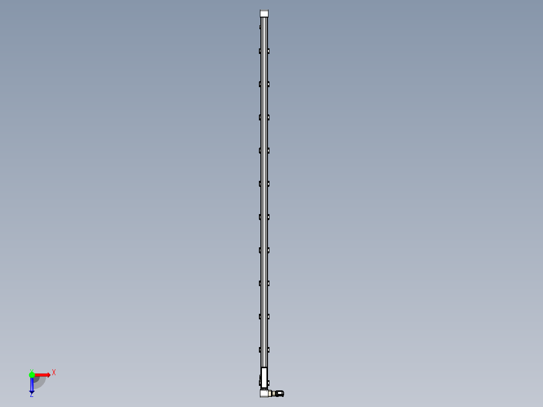 同步带滑台-欧规B8-L176-S4200-L-ZP40-D3-N5俯视图