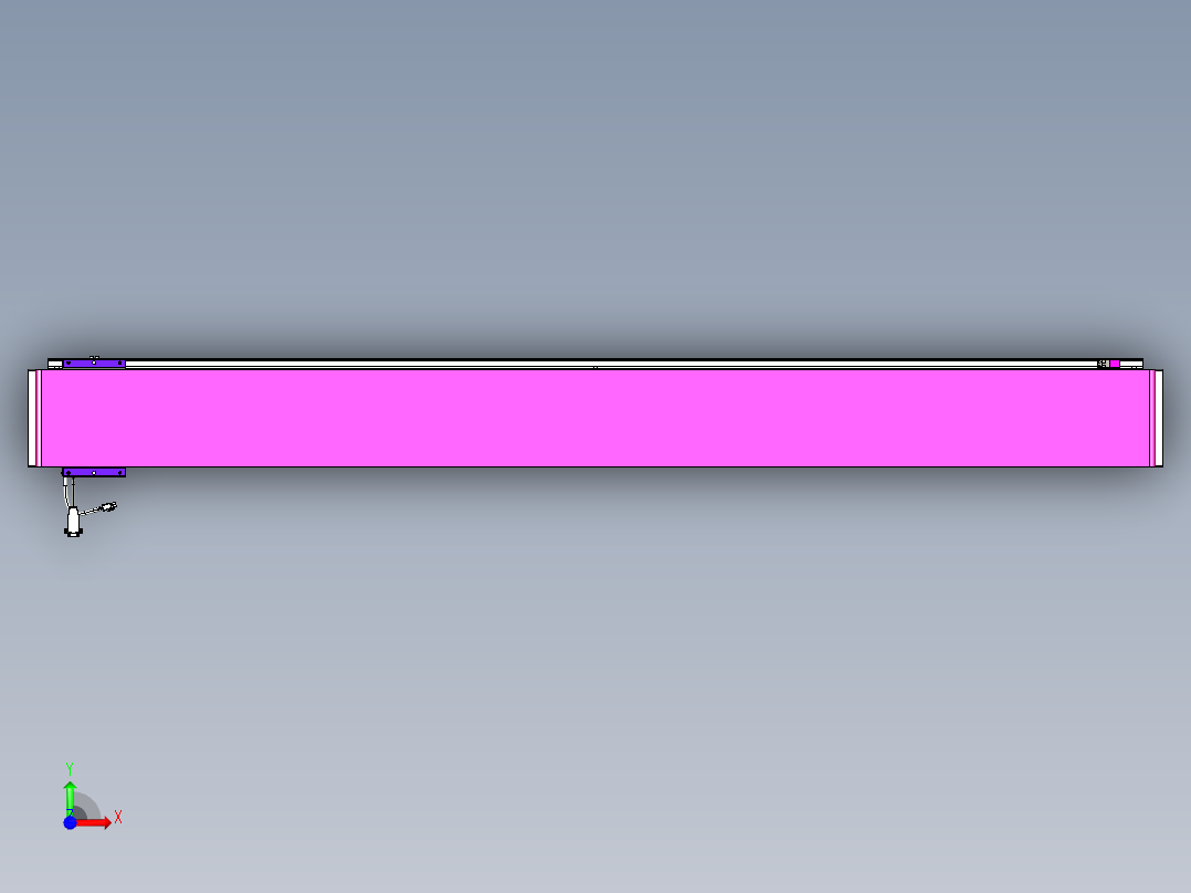 威洛博VL系列3d模型模组VL17E1Y-S1750前视图