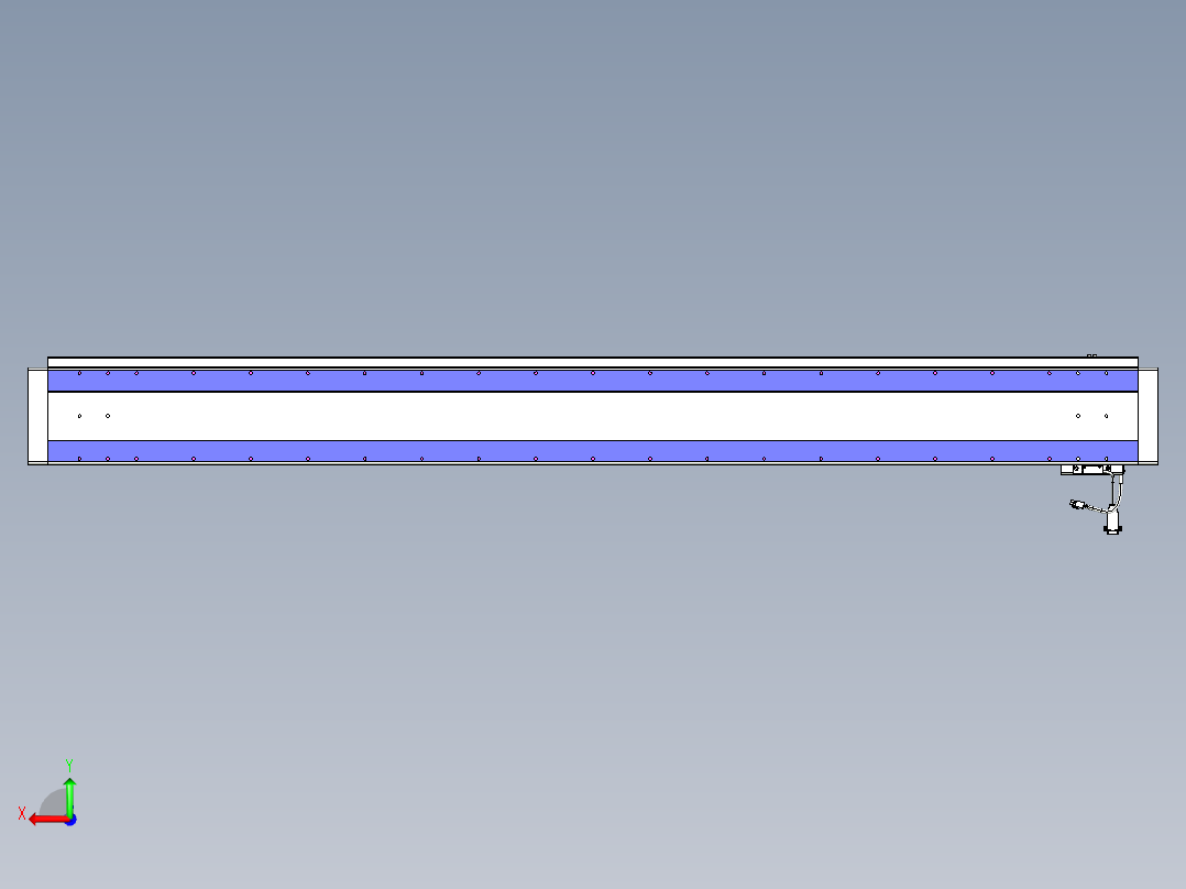 威洛博VL系列3d模型模组VL17E1Y-S1750后视图