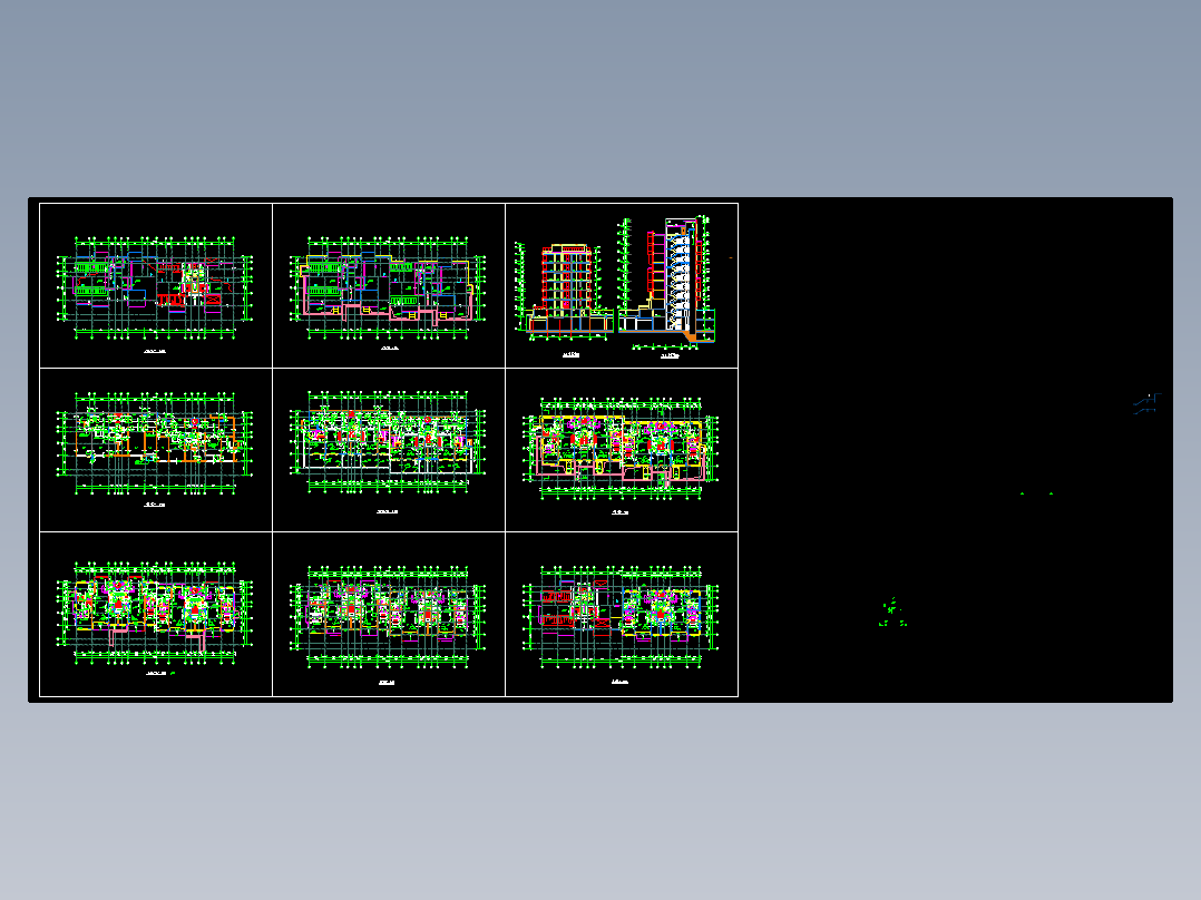 住宅楼平立面图