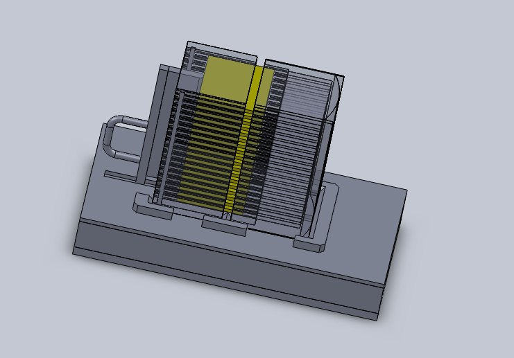 料架挤压设备3D模型