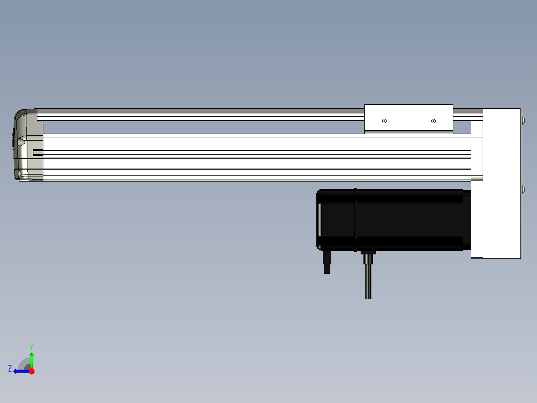Toyo东佑达直线模组-ETH13-300-BM-400W+煞車右视图
