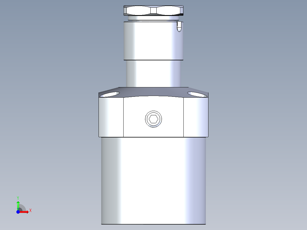 KOSMEKLG1050-GR-Y60多系列多零件图纸模型前视图